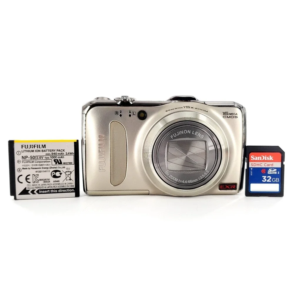 Fujifilm FinePix F550EXR 16MP Digital Camera No Charger Tested Works ***READ***